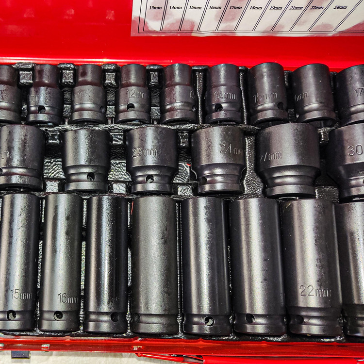 آچار سری بکس فشار قوی مدل GW-LS0035 مجموعه 35 عددی