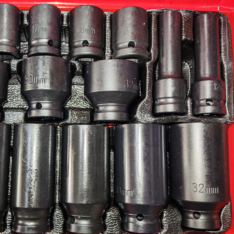آچار سری بکس فشار قوی مدل GW-LS0035 مجموعه 35 عددی